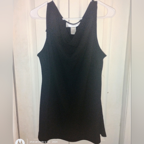Jones New York Black Sleeveless Blouse - Picture 1 of 11